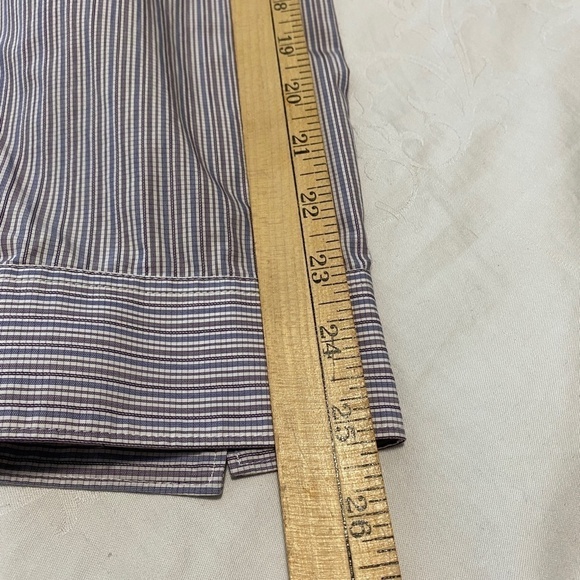 Calvin Klein Pin Striped Men's Button-up Shirt Size XL - Picture 10 of 11